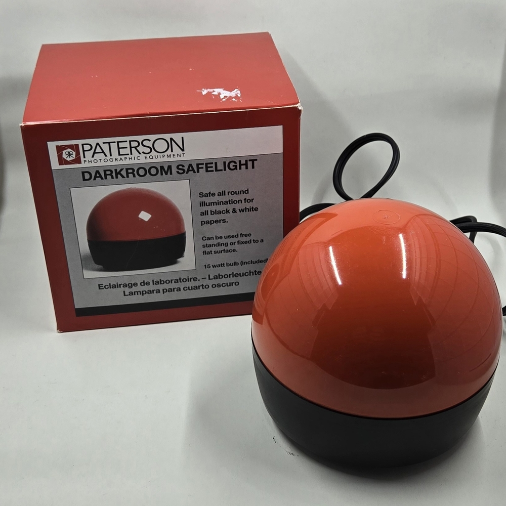 Paterson Darkroom Safelight - Red and Black